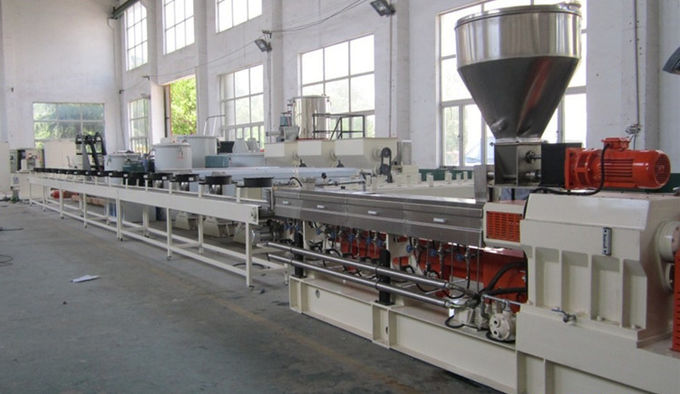 Máquina gemela de la banda transportadora del sistema PP PE de la granulación de la granulación del extrusor de tornillo de la electricidad