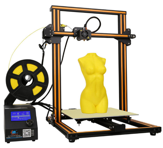 extrusor del filamento de la impresora 3d de 1.75m m 3m m con capacidad de 15 - 30 kilogramos/hora