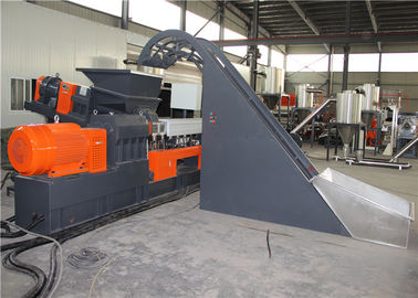 China Gránulos de dos fases del PVC de la máquina del extrusor del sistema de control del PLC que hacen la máquina fábrica