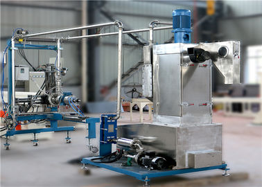 China Extrusor plástico de la pelotilla del tornillo gemelo con el sistema de la granulación del corte subacuático fábrica